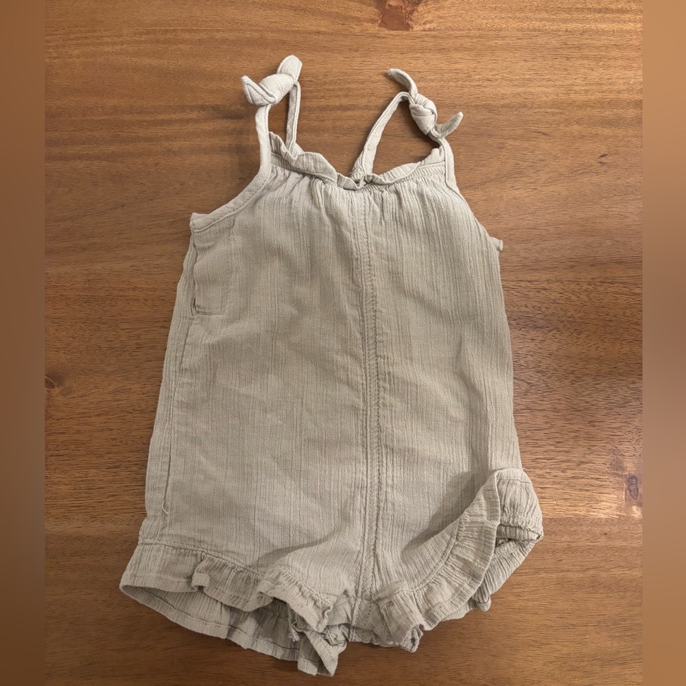 Little Co Organic Cotton Romper Baby Girl 18M